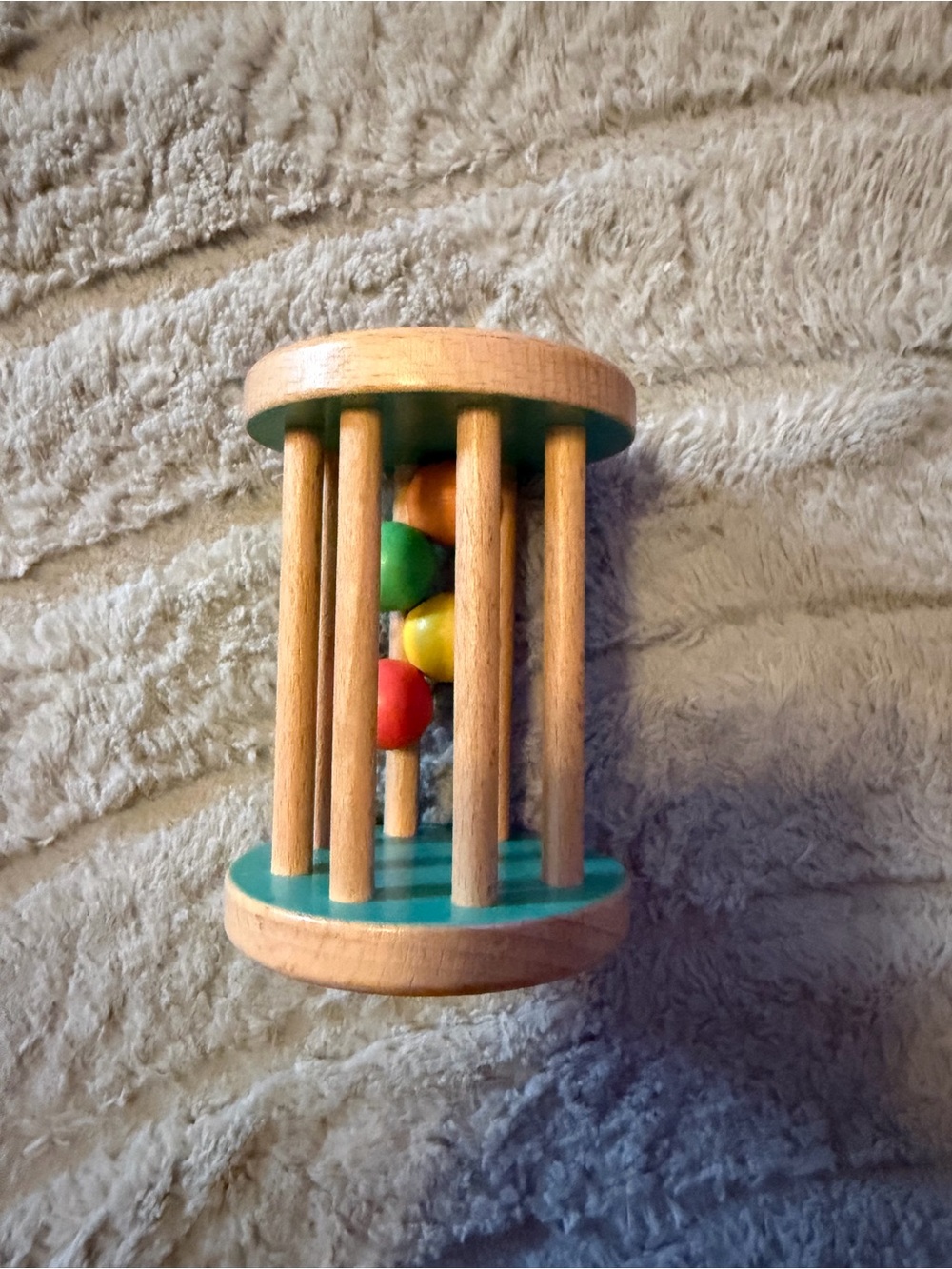 LoveEvery Wooden Rattle Roller Toy - Multicolor